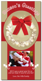 Christmas Large Red Bow Cards with photo 4